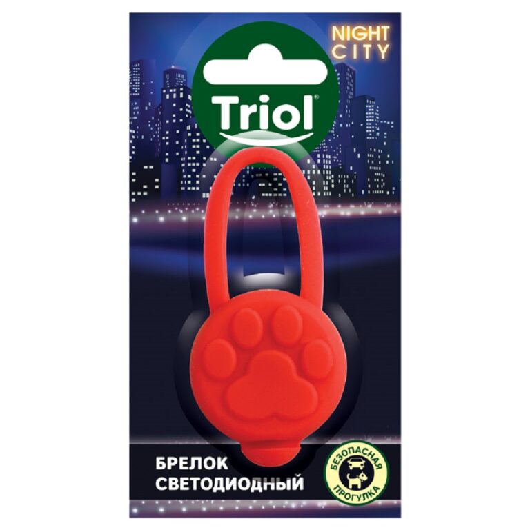 Брелок TRIOL Night City Лапка светодиодный, 66х32мм — цена и наличие Брелок TRIOL Night City Лапка светодиодный, 66х32мм