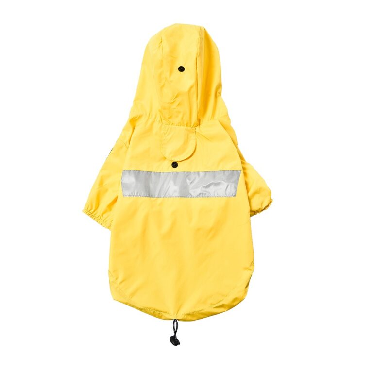 Дождевик для собак Foxie Rain желтый р. L (длина спины 40см)
