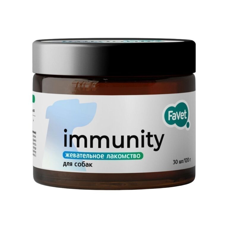 Функциональное лакомство FAVET FerrumActive Soft Chews для иммунитета для собак, 120г