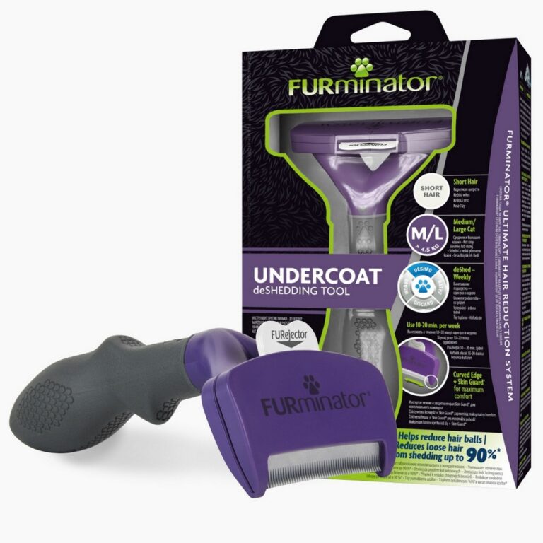Фурминатор FURminator M/L для больших кошек c короткой шерстью Фурминатор FURminator M/L для больших кошек c короткой шерстью