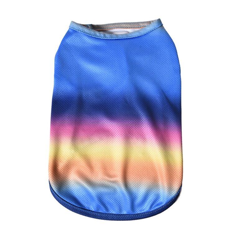 Футболка для собак Foxie Sunset разноцветная р. M (длина спины 35см, обхват груди 32-36см)