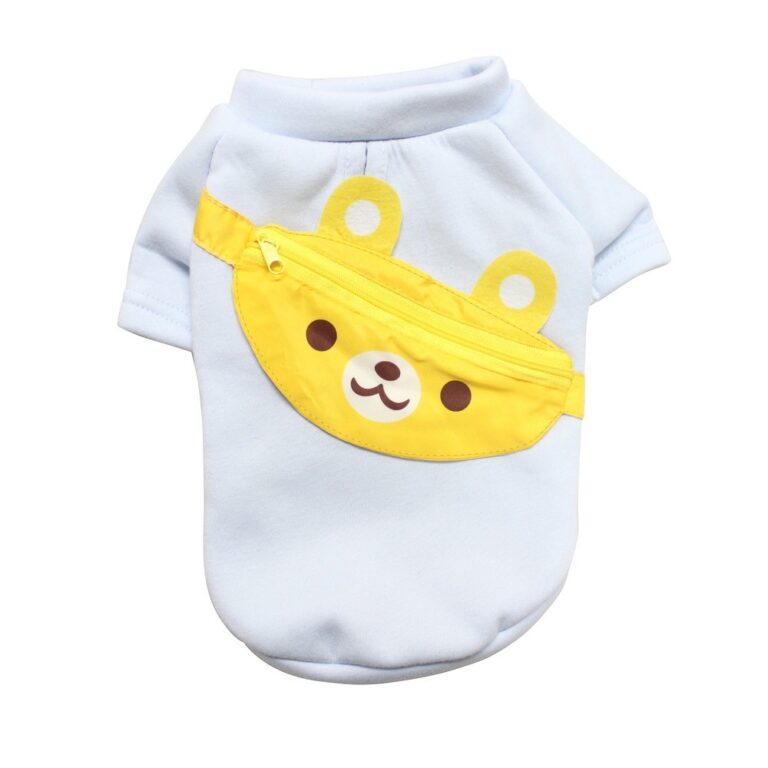 Футболка для собак Foxie Teddy голубая р. M (длина спины 35см, обхват груди 48-52см)