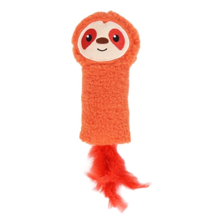 Игрушка для кошек CHOMPER Winter Woodland Ленивец с перьями с кошачьей мятой — цена и наличие Игрушка для кошек CHOMPER Winter Woodland Ленивец с перьями с кошачьей мятой