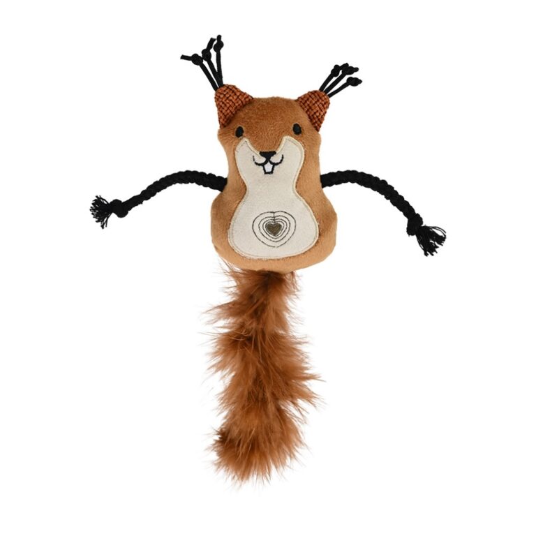 Игрушка для кошек Foxie Бельчонок мягкий с кошачьей мятой 11х7х4см Игрушка для кошек Foxie Бельчонок мягкий с кошачьей мятой 11х7х4см