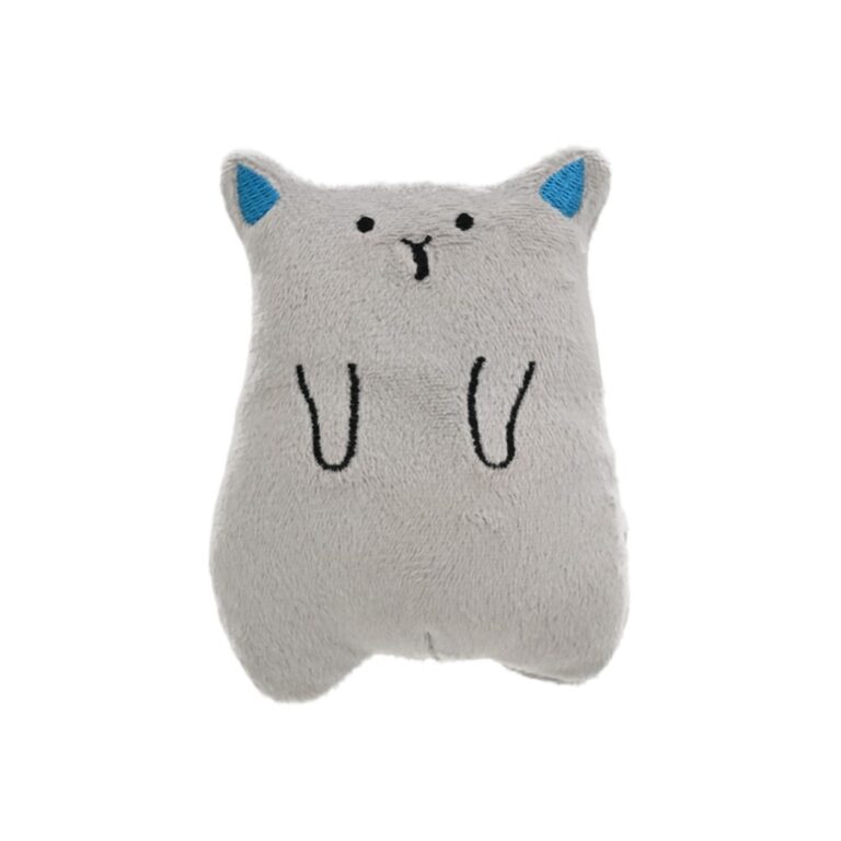 Игрушка для кошек Foxie Котик плюшевый с кошачьей мятой 6,3х11,3см