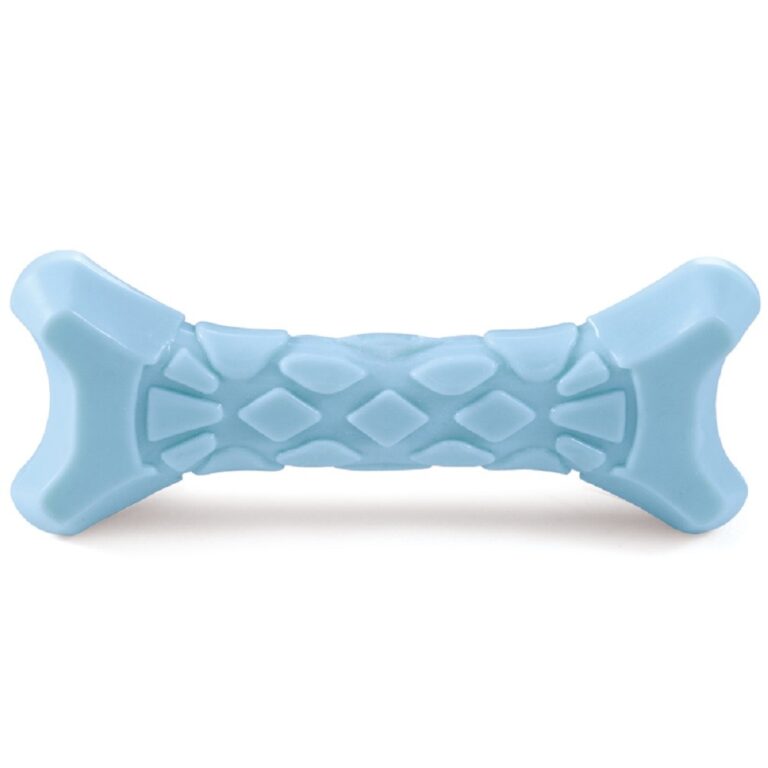 Игрушка для щенков TRIOL Puppy Косточка голубая из термопласт. резины 105мм