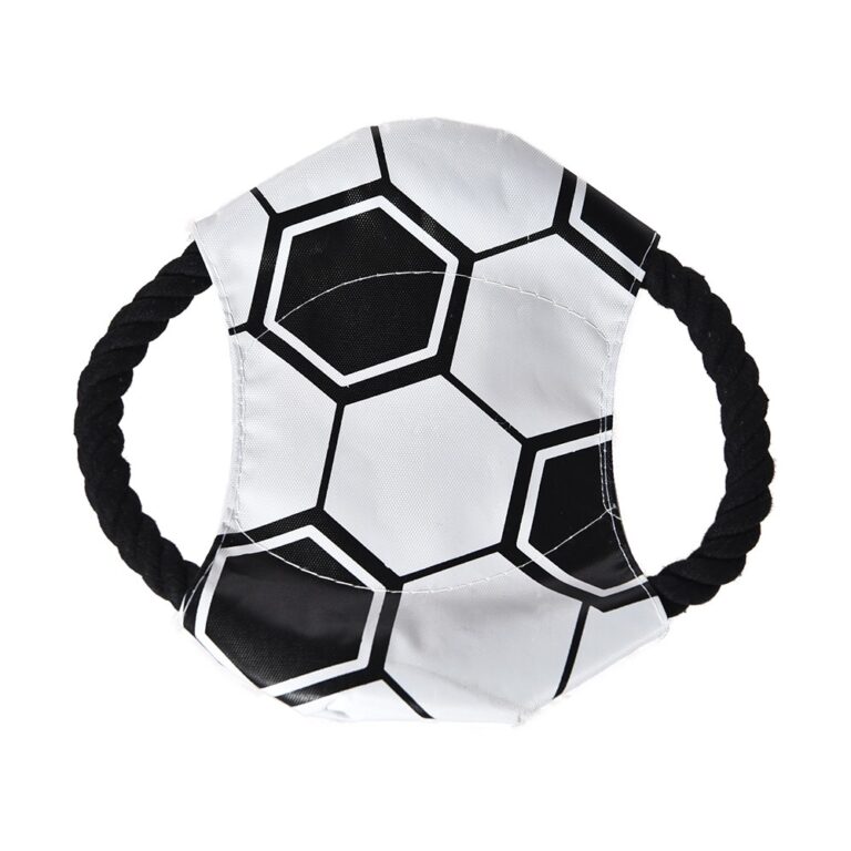 Игрушка для собак Foxie Football Тяни-толкай с ручками 19см Игрушка для собак Foxie Football Тяни-толкай с ручками 19см
