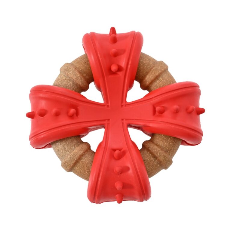 Игрушка для собак Foxie Munch Cross массажная 12,5х12,5х4,5см