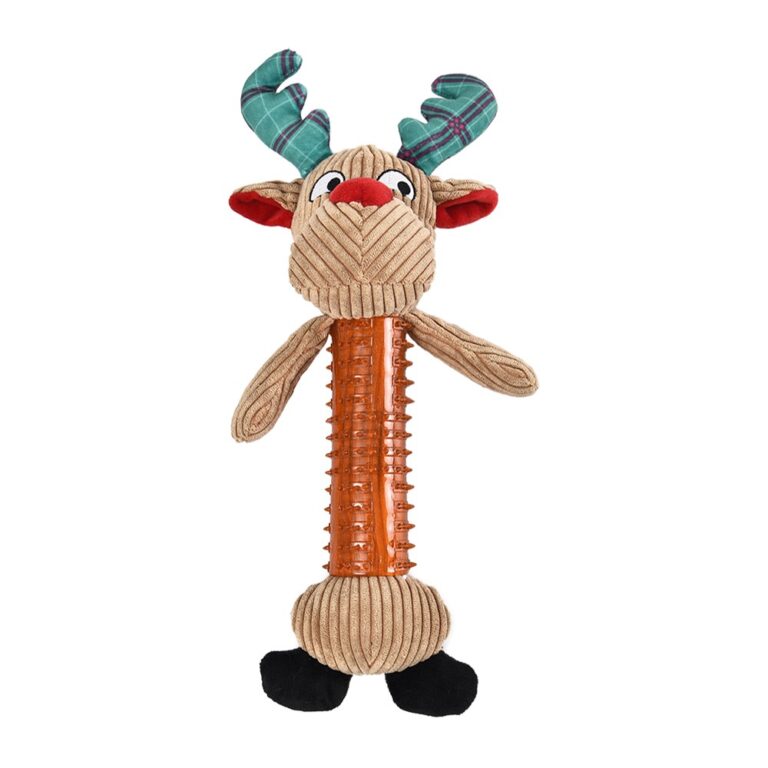 Игрушка для собак Foxie Олень Рудольф с пищалкой 17х37,5см Игрушка для собак Foxie Олень Рудольф с пищалкой 17х37,5см