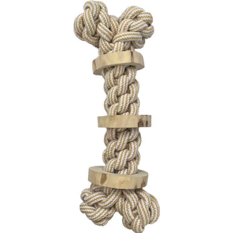 Игрушка для собак Foxie White Bone с кофейным деревом 30×10см