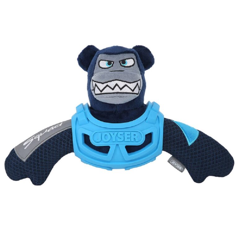 Игрушка для собак JOYSER Squad Медведь J-Bear в броне с пищалкой M/L голубой, 32см — цена и наличие Игрушка для собак JOYSER Squad Медведь J-Bear в броне с пищалкой M/L голубой, 32см