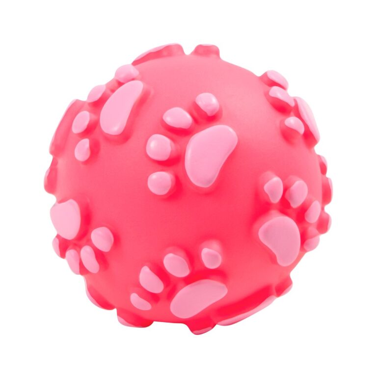 Игрушка для собак TRIOL Мяч с лапками из винила d 6см Игрушка для собак TRIOL Мяч с лапками из винила d 6см