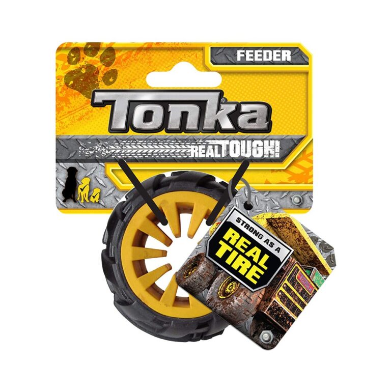 Игрушка-дозатор лакомств для собак TONKA Мега, цвет желтый/черный 6,4см — цена и наличие Игрушка-дозатор лакомств для собак TONKA Мега, цвет желтый/черный 6,4см