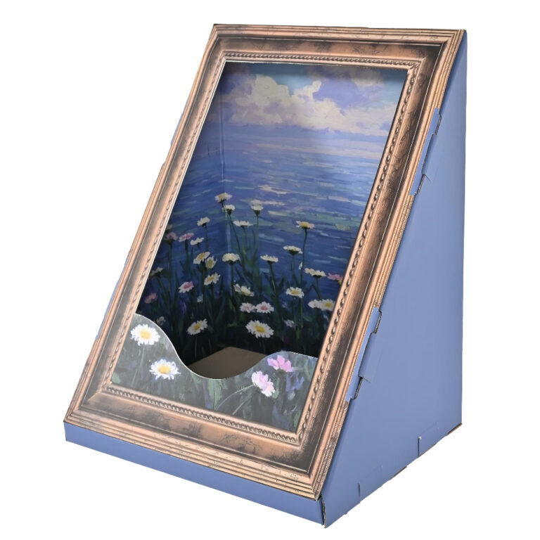 Когтеточка для кошек Foxie Пейзаж 37x32x50см картон — цена и наличие Когтеточка для кошек Foxie Пейзаж 37x32x50см картон