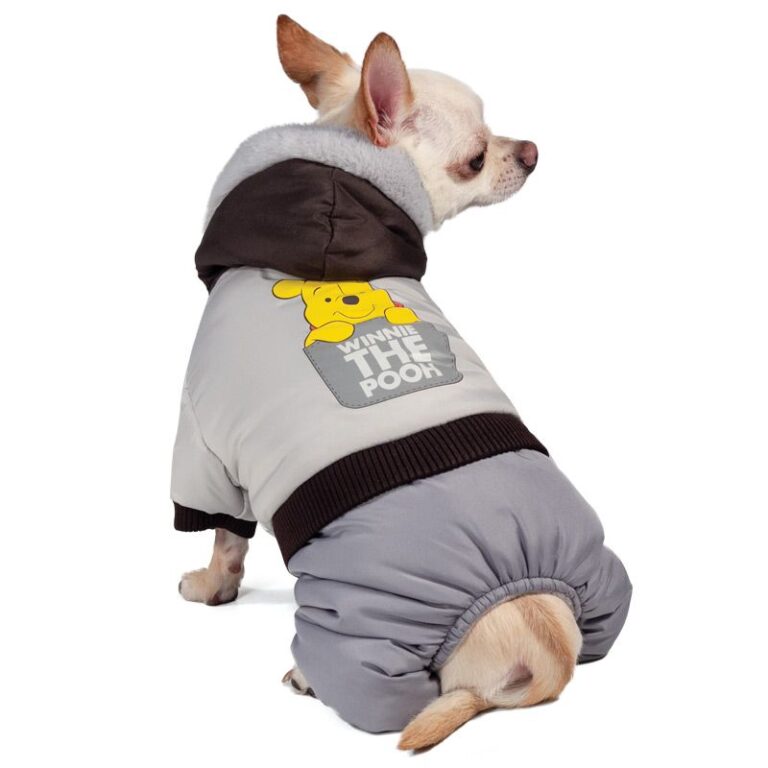 Комбинезон для собак TRIOL Disney Winnie-the-Pooh зимний Grey XS, размер 20см