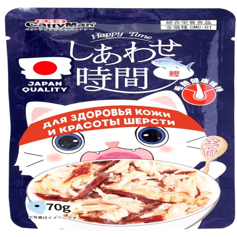 Корм для кошек CATTYMAN Момент счастья для здор.глаз и красоты шерсти, на осн.тихоок.тунца пауч 70г — цена и наличие Корм для кошек CATTYMAN Момент счастья для здор.глаз и красоты шерсти, на осн.тихоок.тунца пауч 70г