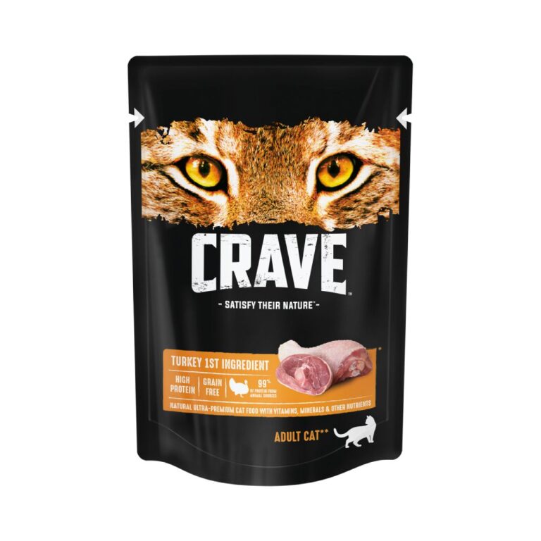 Корм для кошек Crave Индейка пауч 70г
