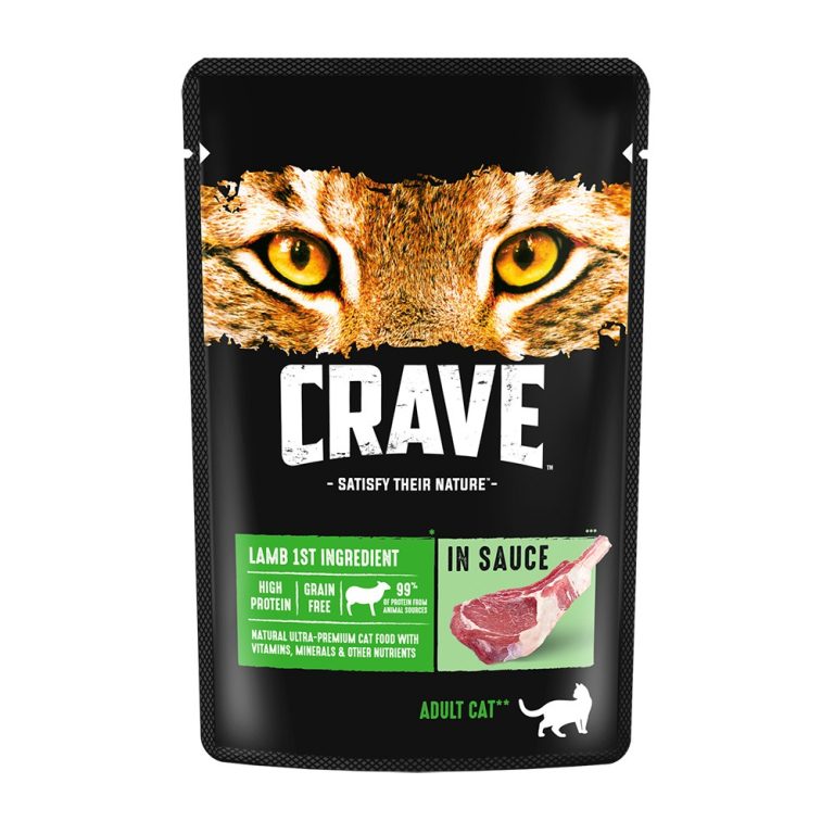 Корм для кошек Crave ягненок в соусе пауч 70г Корм для кошек Crave ягненок в соусе пауч 70г