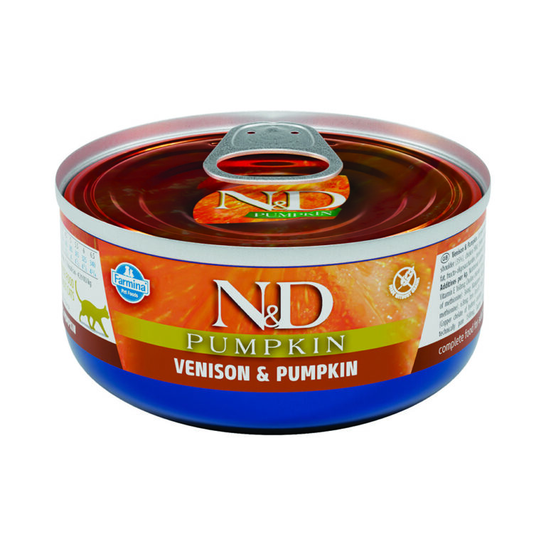 Корм для кошек Farmina N&D Cat Pumpkin c олениной и тыквой банка 70г