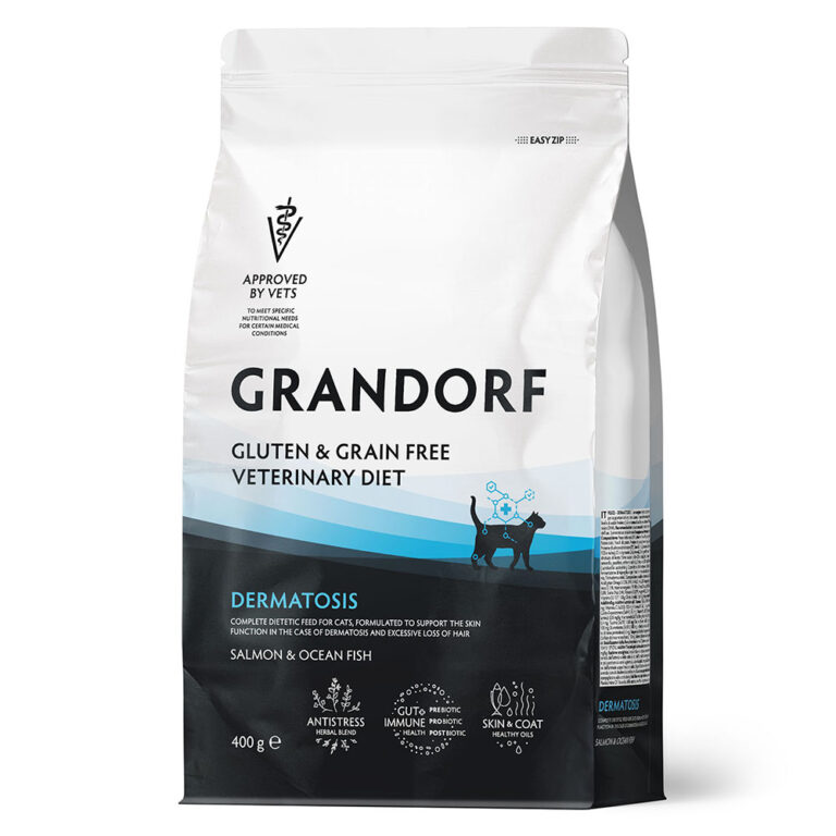 Корм для кошек GRANDORF VET ERINARY DIET Cat Dermatosis сух. 400г