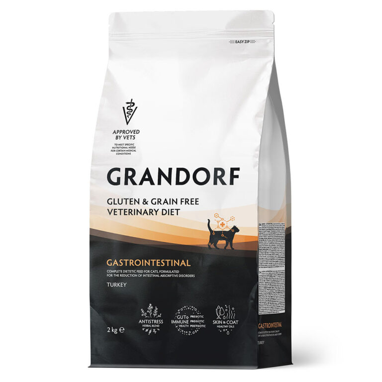 Корм для кошек GRANDORF VET ERINARY DIET Cat Gastrointestinal сух. 2кг — цена и наличие Корм для кошек GRANDORF VET ERINARY DIET Cat Gastrointestinal сух. 2кг