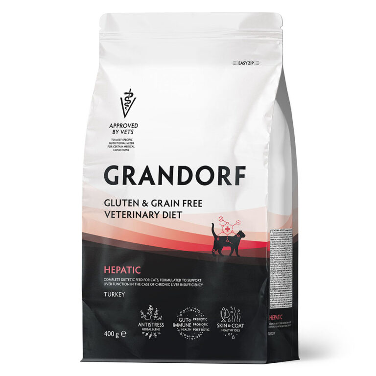 Корм для кошек GRANDORF VET ERINARY DIET Cat Hepatic сух. 400г — цена и наличие Корм для кошек GRANDORF VET ERINARY DIET Cat Hepatic сух. 400г