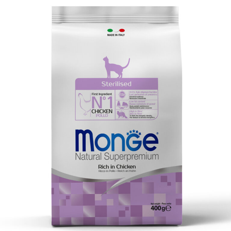 Корм для кошек Monge Cat Sterilized для стерилизованных кошек сух. 400г