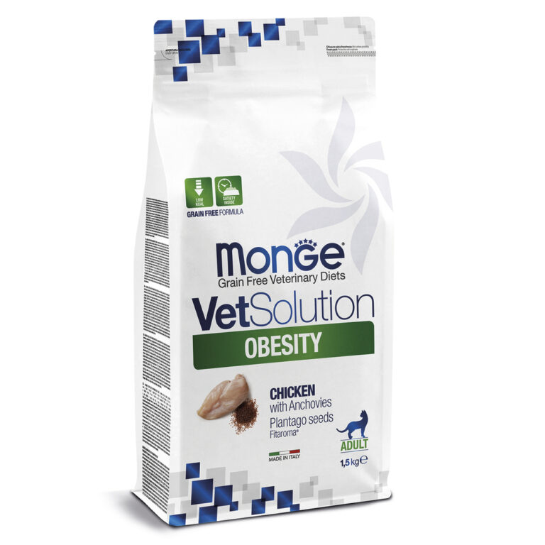Корм для кошек Monge VetSolution Obesity при ожирении сух. 1,5кг — цена и наличие Корм для кошек Monge VetSolution Obesity при ожирении сух. 1,5кг