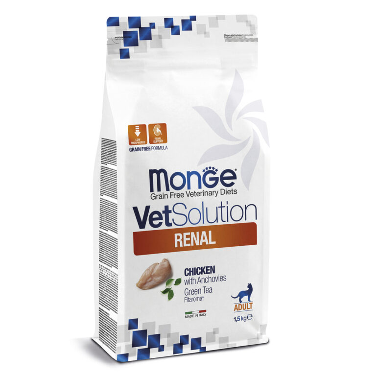 Корм для кошек Monge VetSolution Renal при заболеваниях почек сух. 1,5кг