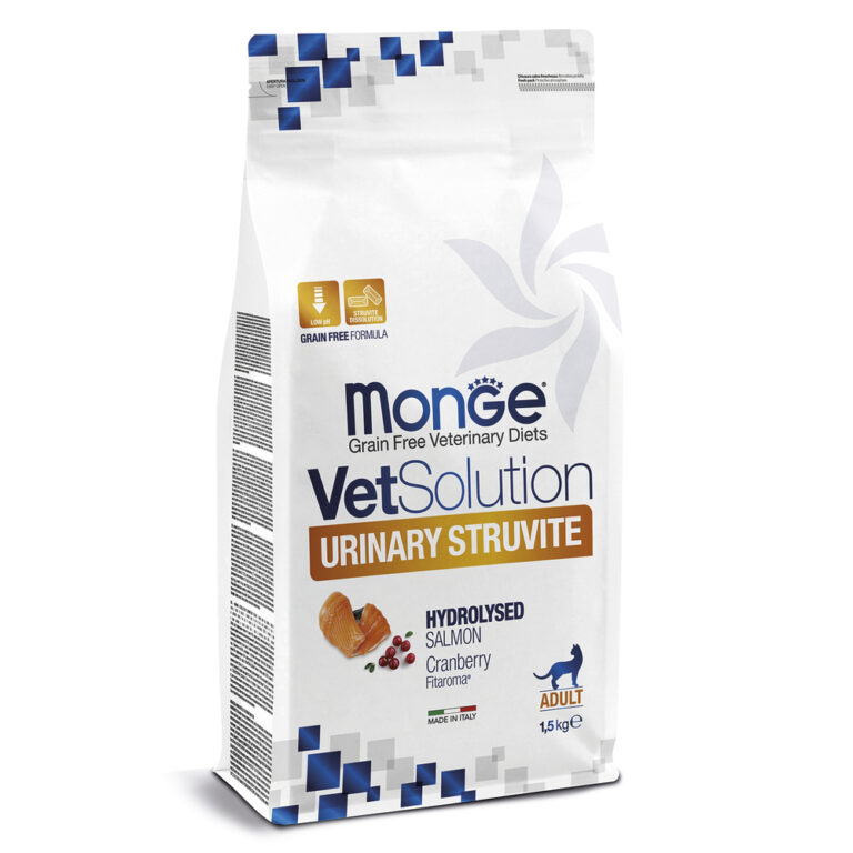 Корм для кошек Monge VetSolution Urinary Struvite при МКБ струвитного типа сух. 1,5кг — цена и наличие Корм для кошек Monge VetSolution Urinary Struvite при МКБ струвитного типа сух. 1,5кг