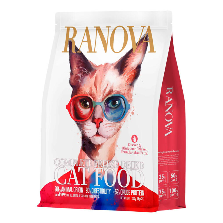 Корм для кошек RANOVA сублимированный с курицей, 200г