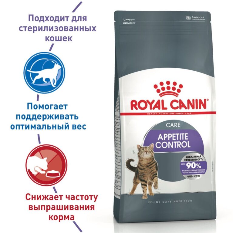 Корм для кошек ROYAL CANIN Appetite Control Care для контроля выпрашивания корма сух. 400г Корм для кошек ROYAL CANIN Appetite Control Care для контроля выпрашивания корма сух. 400г