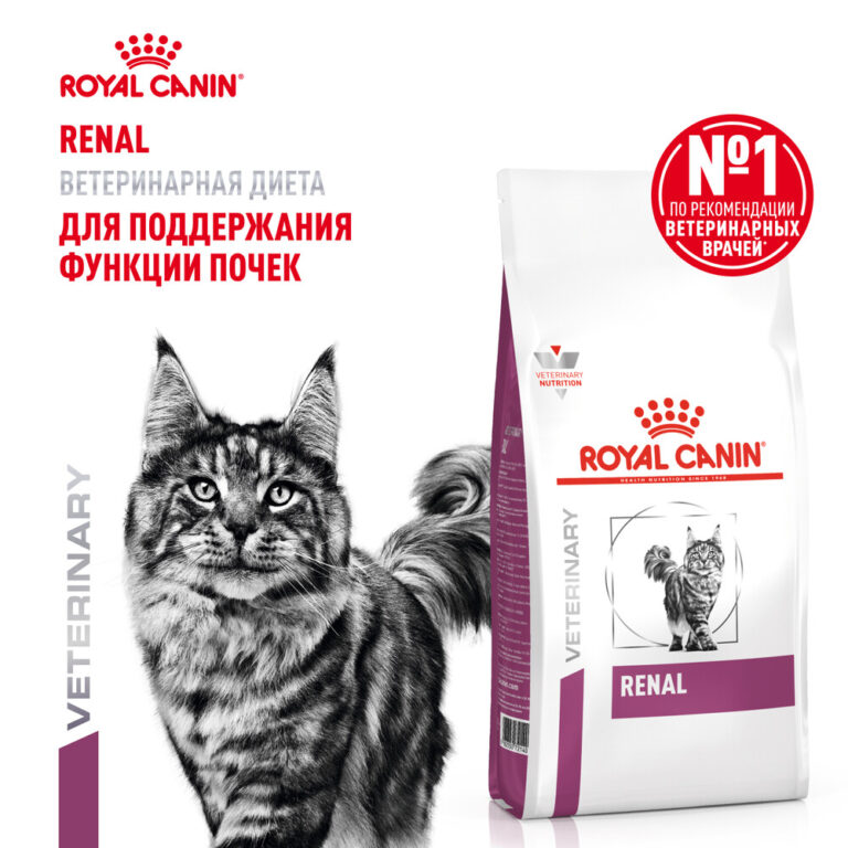 Корм для кошек ROYAL CANIN Renal RF 23 для поддержания функции почек сух. 2кг Корм для кошек ROYAL CANIN Renal RF 23 для поддержания функции почек сух. 2кг