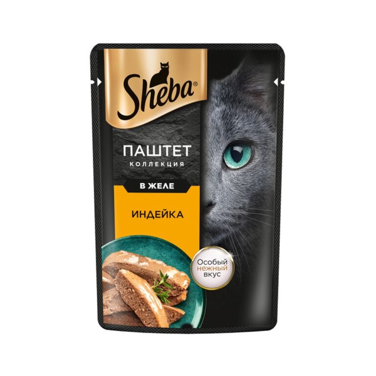 Корм для кошек SHEBA паштет с индейкой пауч 75г Корм для кошек SHEBA паштет с индейкой пауч 75г