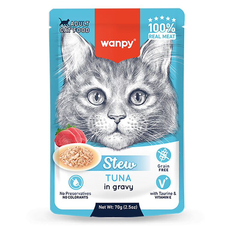 Корм для кошек WANPY Cat Дополнительный, тунец в собственному соку пауч 70г