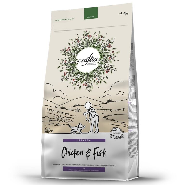 Корм для котят CRAFTIA Harmona из курицы и рыбы сух. 1,4кг — цена и наличие Корм для котят CRAFTIA Harmona из курицы и рыбы сух. 1,4кг