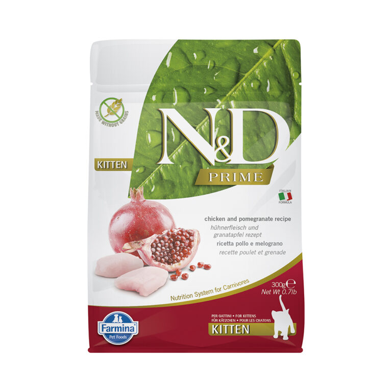 Корм для котят Farmina N&D Prime Курица с гранатом сух. 300г — цена и наличие Корм для котят Farmina N&D Prime Курица с гранатом сух. 300г