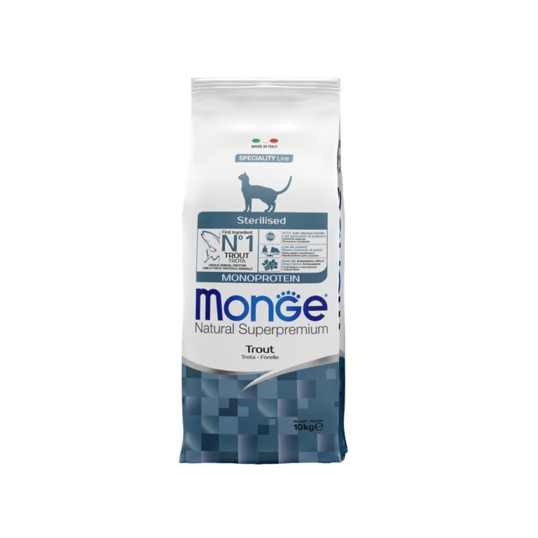 Корм для котят Monge Cat Monoprotein форель сух. 1,5кг