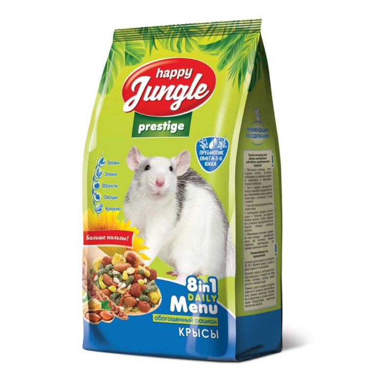 Корм для крыс HAPPY JUNGLE Престиж 500г