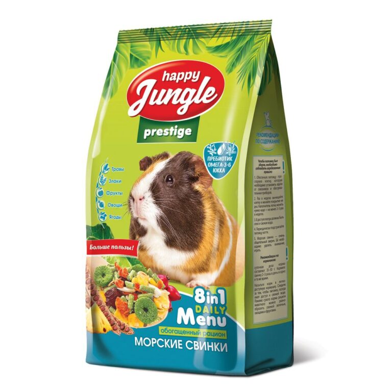 Корм для морских свинок HAPPY JUNGLE Престиж 500г