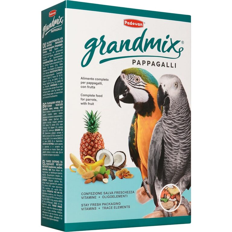 Корм для птиц Padovan Grandmix Pappagalli для крупных попугаев 600г Корм для птиц Padovan Grandmix Pappagalli для крупных попугаев 600г