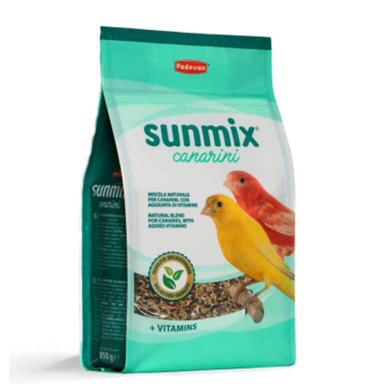 Корм для птиц Padovan Sunmix canarini комплексный основной для канареек 850г Корм для птиц Padovan Sunmix canarini комплексный основной для канареек 850г