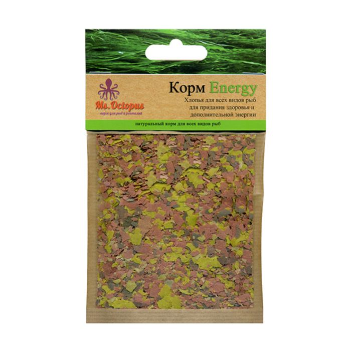 Корм для рыб Ms.Octopus Energy Хлопья — цена и наличие Корм для рыб Ms.Octopus Energy Хлопья