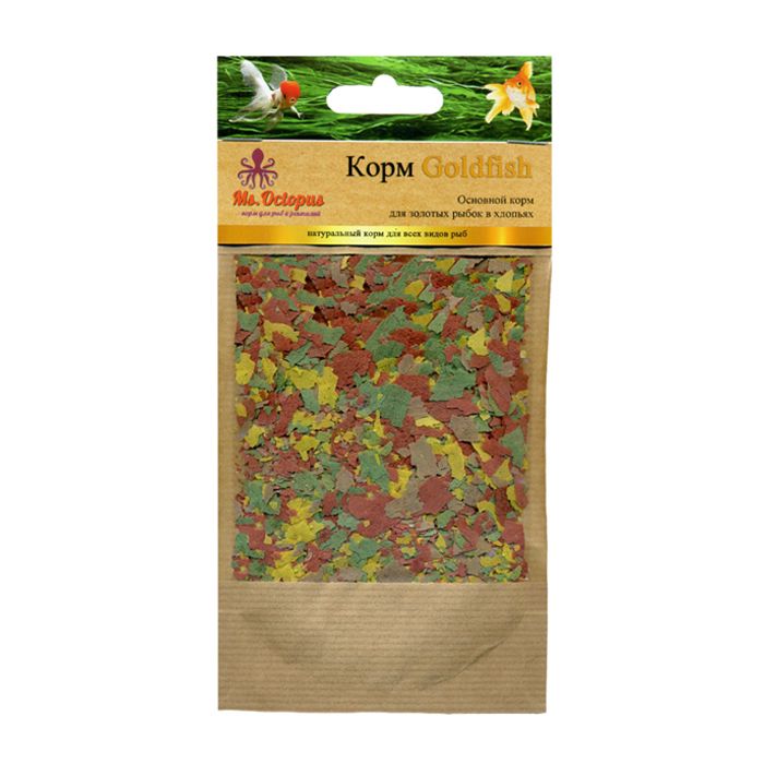 Корм для рыб Ms.Octopus Goldfish хлопья для золотых рыбок