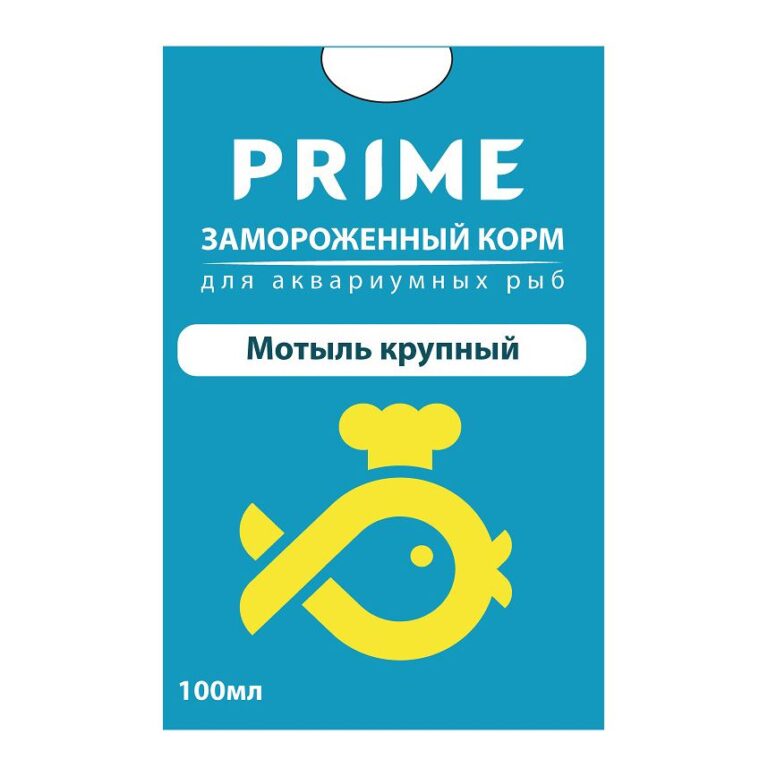 Корм для рыб PRIME Мотыль крупный в блистере 100мл — цена и наличие Корм для рыб PRIME Мотыль крупный в блистере 100мл