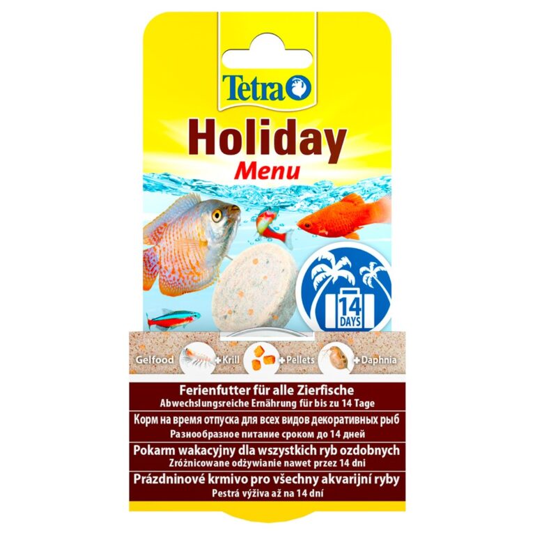 Корм для рыб TETRA Holiday Menu на время отпуска в желе 30г