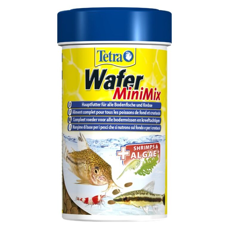 Корм для рыб TETRA Wafer mini mix в мини-чипсах для всех мелких донных рыб 100мл Корм для рыб TETRA Wafer mini mix в мини-чипсах для всех мелких донных рыб 100мл