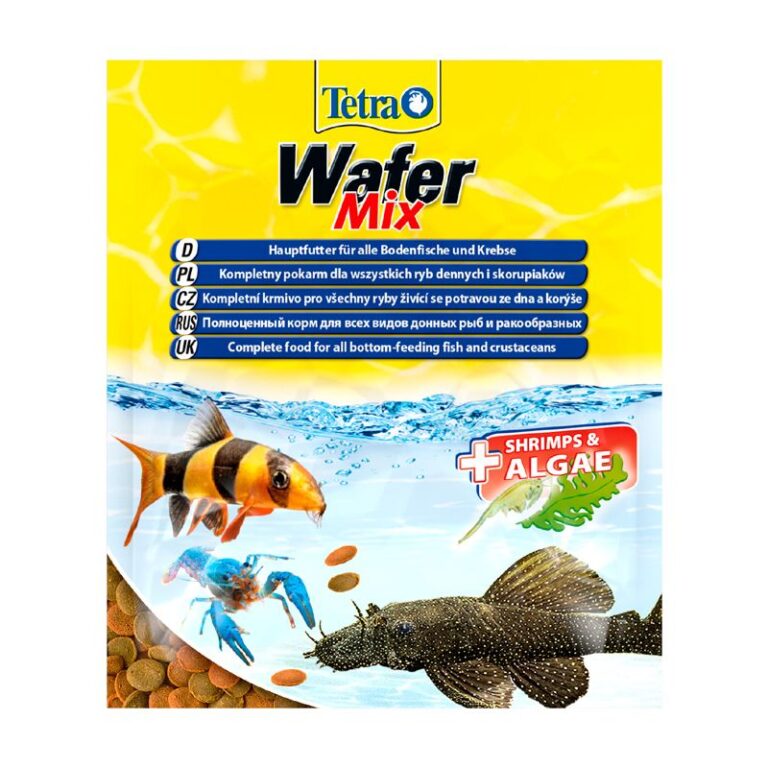 Корм для рыб TETRA Wafer Mix корм-чипсы для всех донных рыб 15г — цена и наличие Корм для рыб TETRA Wafer Mix корм-чипсы для всех донных рыб 15г