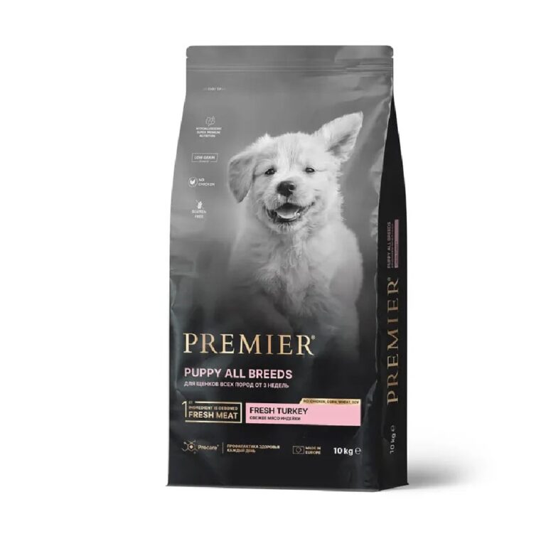 Корм для щенков PREMIER Dog Свежее мясо индейки сух. 10кг — цена и наличие Корм для щенков PREMIER Dog Свежее мясо индейки сух. 10кг