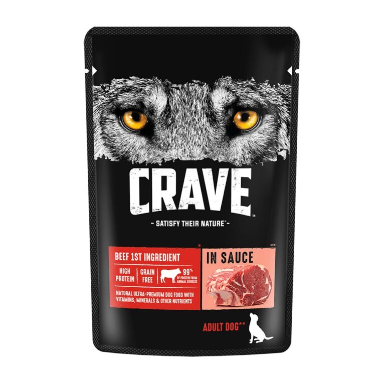 Корм для собак Crave говядина в соусе пауч 85г Корм для собак Crave говядина в соусе пауч 85г